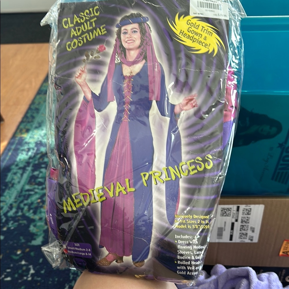 Medieval Princess Classic Adult Costume - Purple